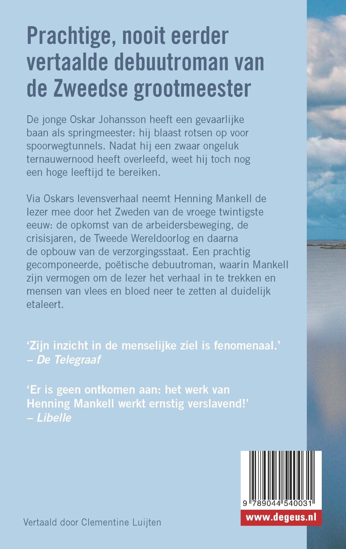 De baanbreker achterkant