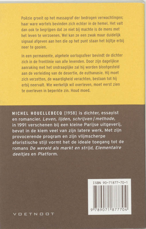 Leven, lijden, schrijven / methode / Perlouses / 3 achterkant