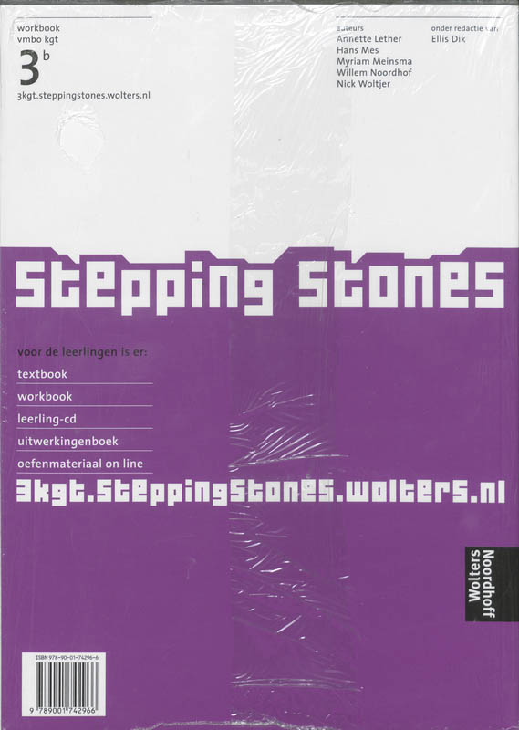 Stepping Stones Workbook / 3 A+B Vmbo Kgt achterkant