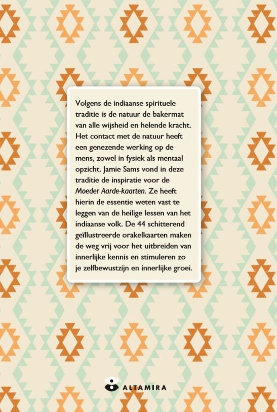 Moeder Aarde-kaarten achterkant