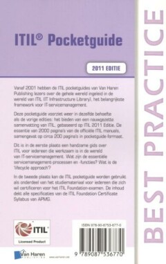 ITIL Pocketguide / Best practice achterkant
