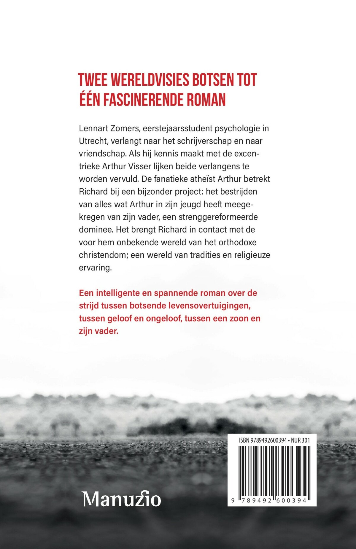 Een stem uit de hemel achterkant