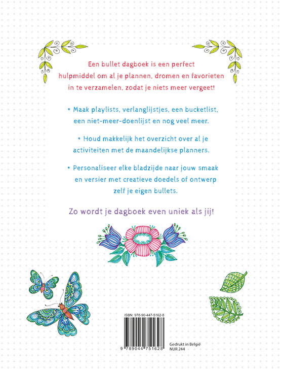 Mijn allermooiste bullet dagboek achterkant