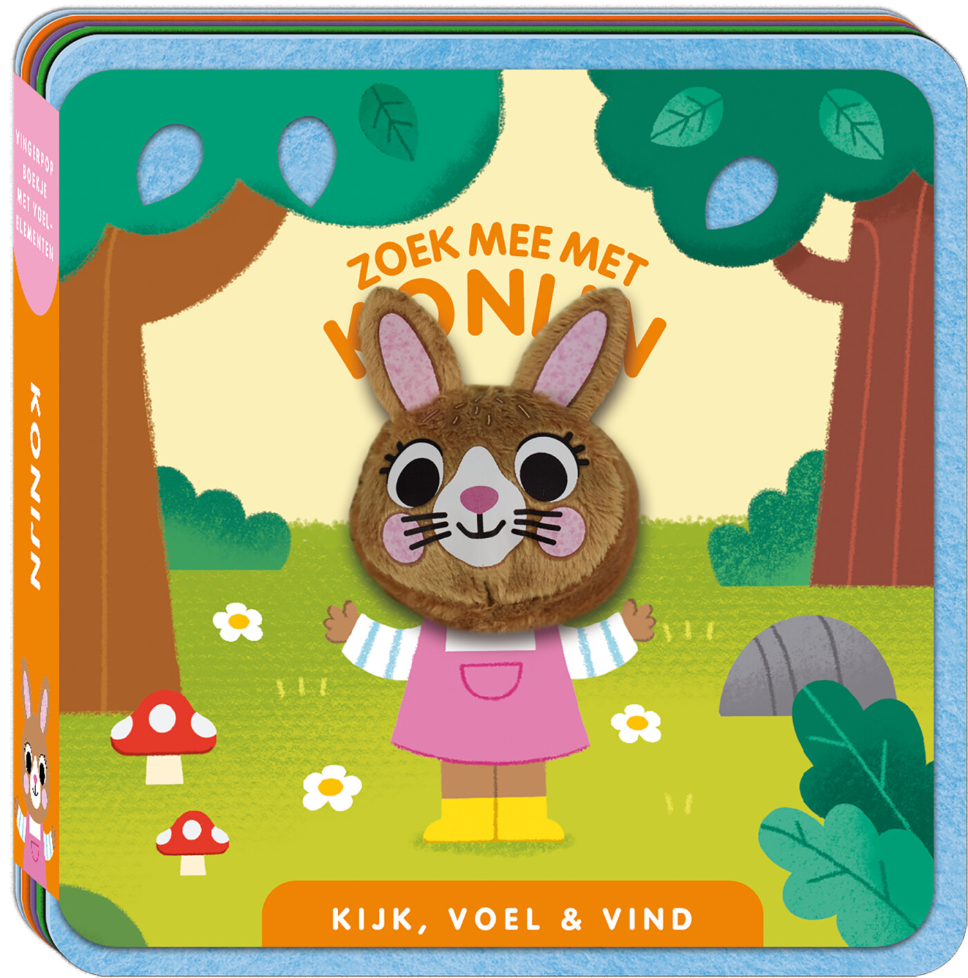 Zoek mee met Konijn / Kijk, voel & vind