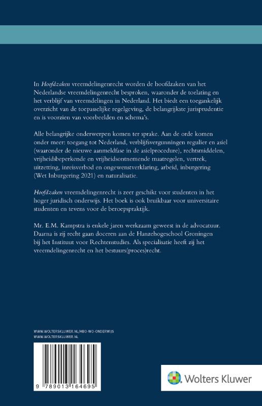 Hoofdzaken vreemdelingenrecht achterkant