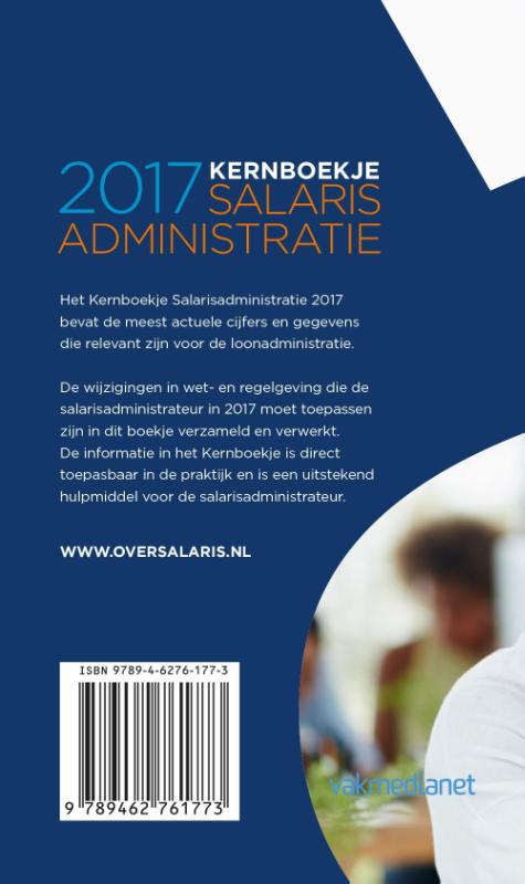 Kernboekje Salarisadministratie 2017 achterkant