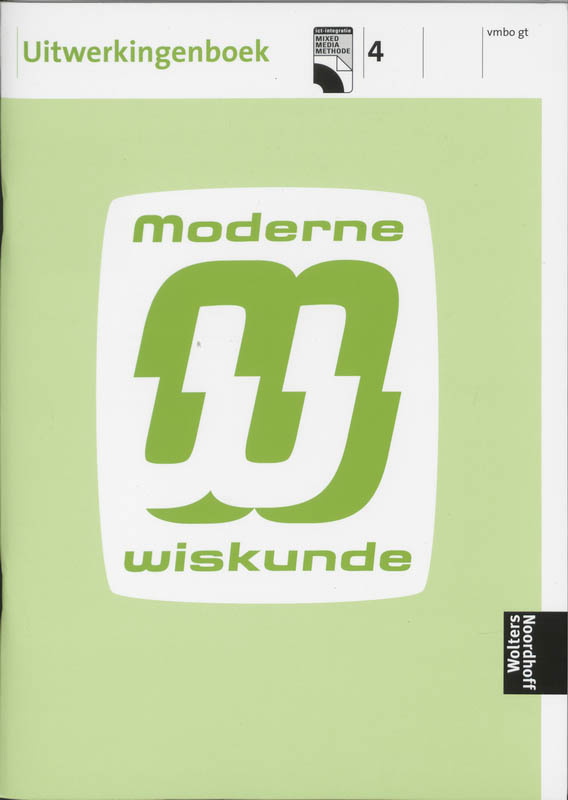 Uitwerkingenboek 4 Vmbo gt Moderne Wiskunde