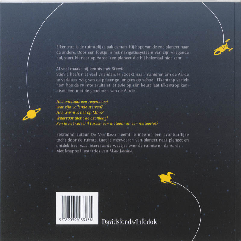 Het heelal knalt Het heelal knalt achterkant