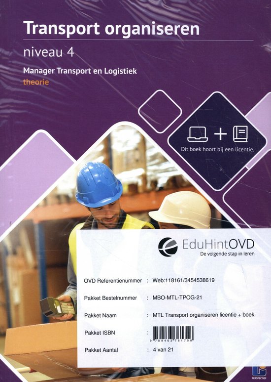 Transport organiseren Niveau 4 manager transport en logistiek Theorieboek