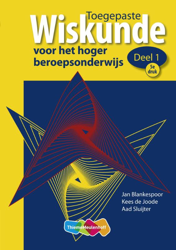 boekenbalie_9789006952278_cover Toegepaste wiskunde voor het hoger beroepsonderwijs