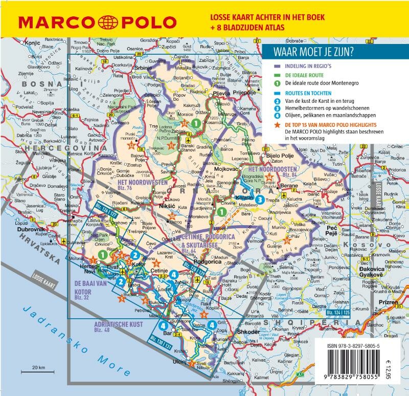 Montenegro / Marco Polo achterkant
