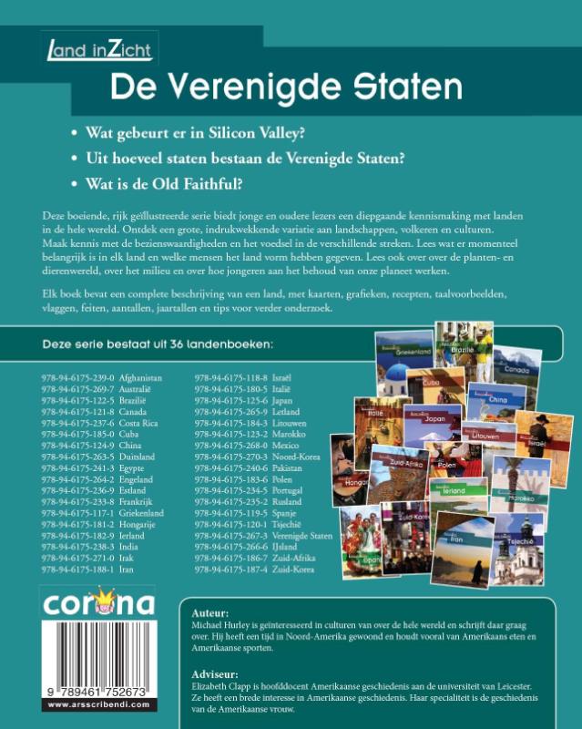 De Verenigde Staten van Amerika / Land inzicht achterkant