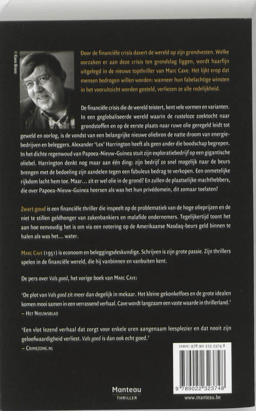 Zwart goud Zwart goud achterkant