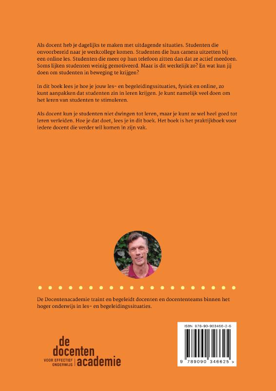 Studenten verleiden tot leren Studenten verleiden tot leren achterkant