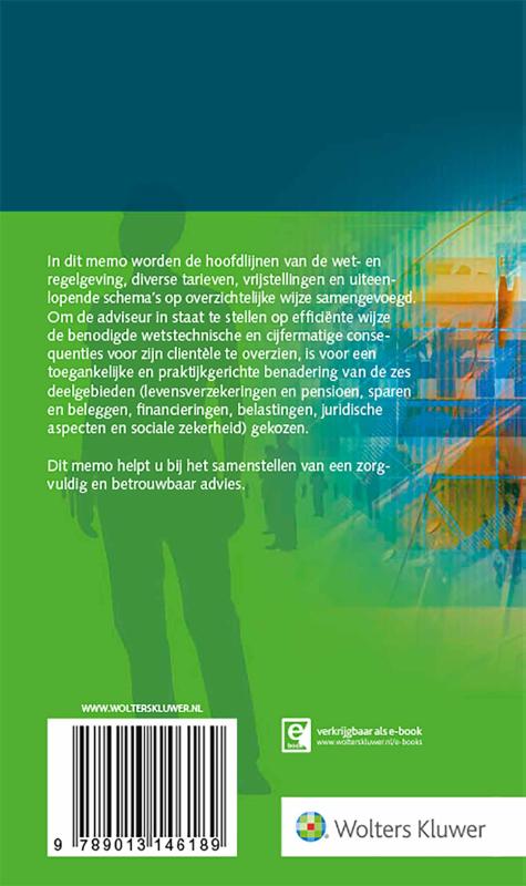 Financiële planning / 2018 / Memo achterkant