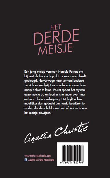Het derde meisje / Poirot achterkant