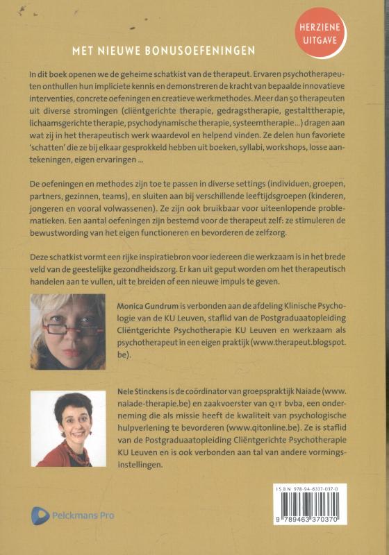 De schatkist van de therapeut De schatkist van de therapeut achterkant
