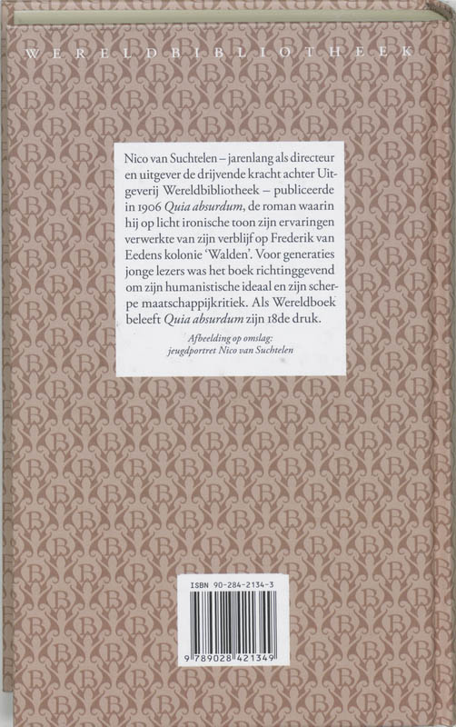 Quia absurdum / Wereldboeken / 2 Quia absurdum / Wereldboeken / 2 achterkant