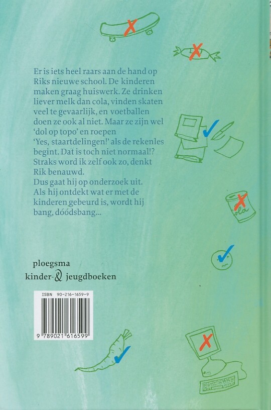 De drakenmeester / Ploegsma kinder- & jeugdboeken achterkant