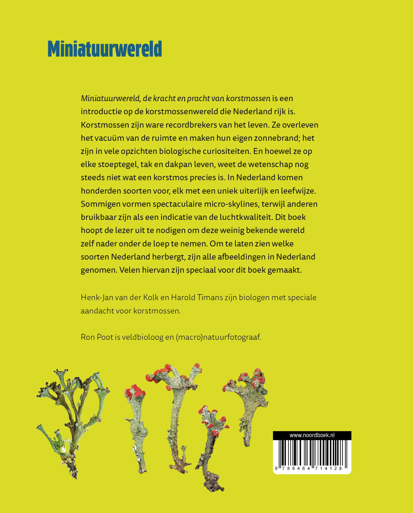 Miniatuurwereld / Noordboek Natuur achterkant