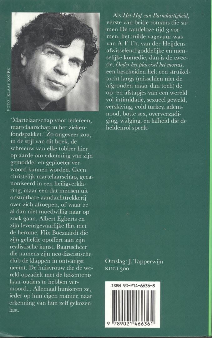 Onder het plaveisel het moeras / Nieuw omslag / De tandeloze tijd / 3 achterkant