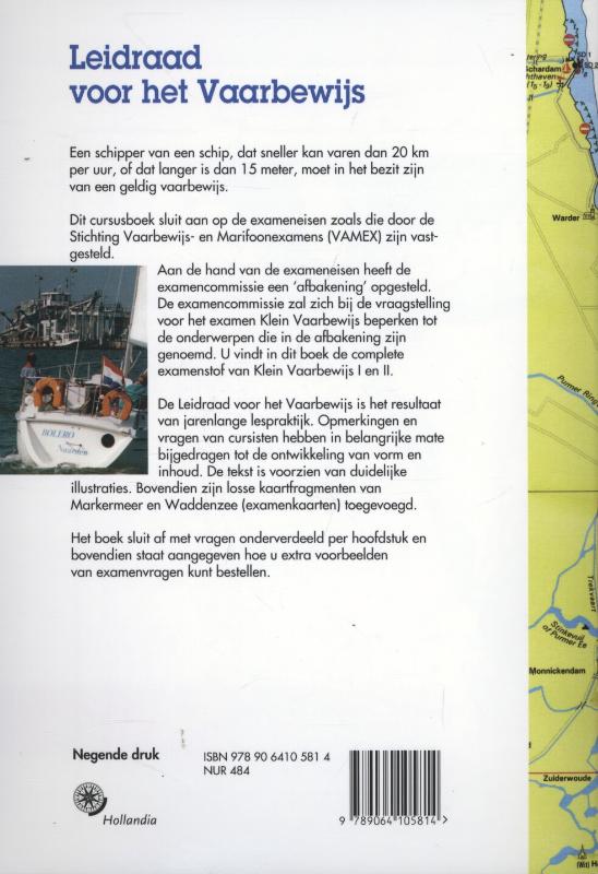 Leidraad voor het Vaarbewijs achterkant