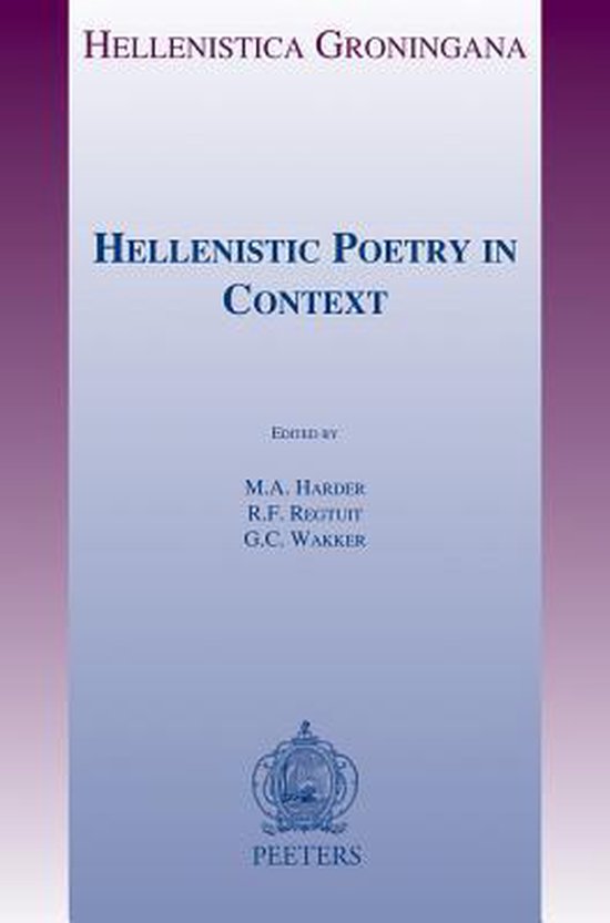 Hellenistic poetry in context / Hellenistica Groningana / 20