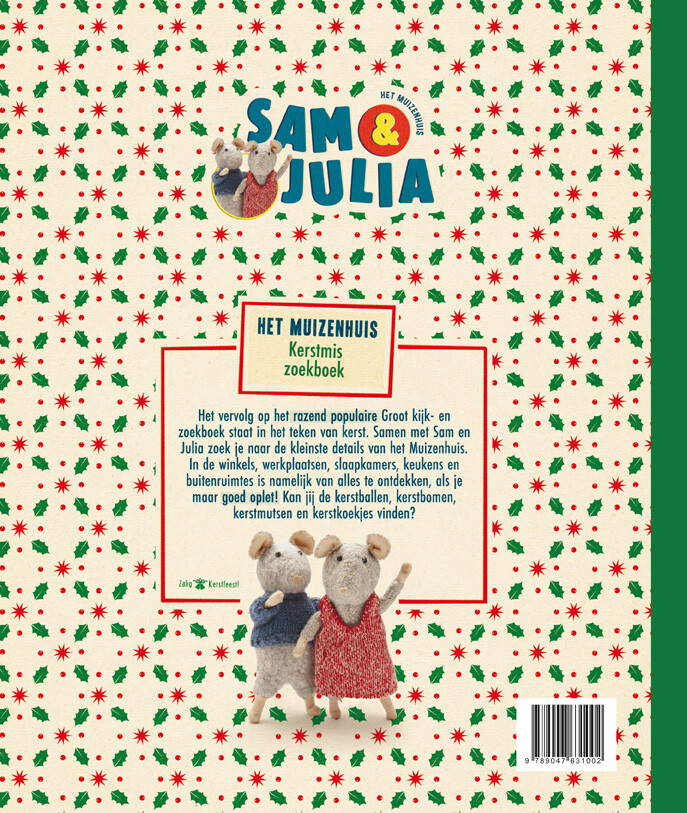 Kerstmis zoekboek / Sam & Julia / Het Muizenhuis achterkant