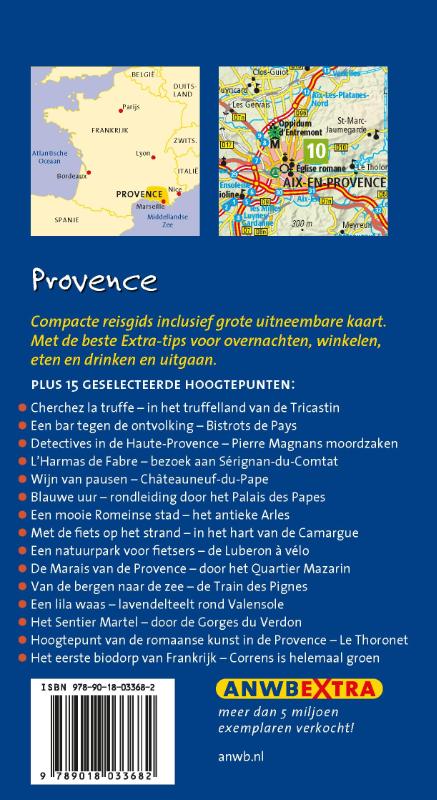 ANWB extra  -   Provence achterkant