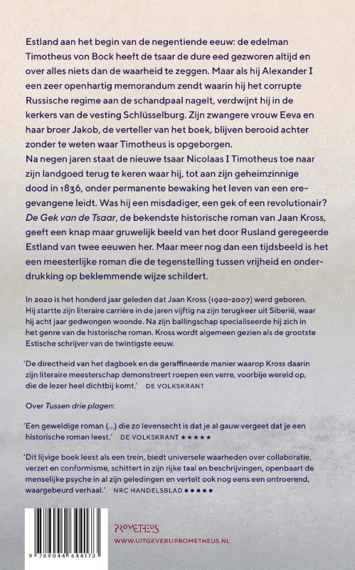 De gek van de tsaar achterkant