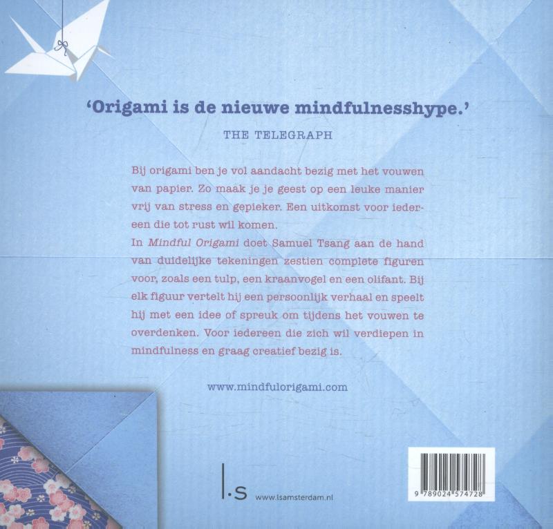Mindful origami achterkant