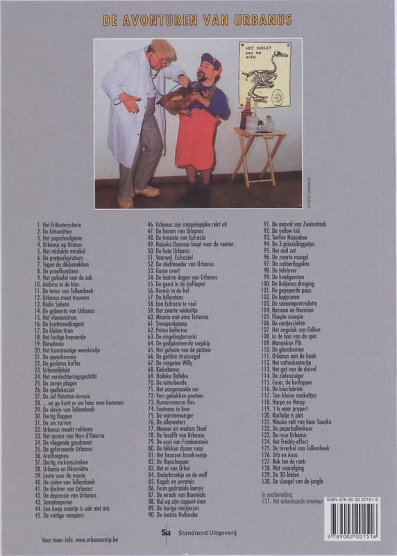 De gediplomeerde soepkip / Urbanus / 64 achterkant