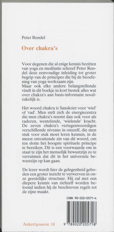 Over chakra's / Ankertjes / 18 achterkant