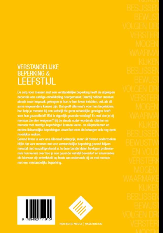 Verstandelijke beperking & Leefstijl achterkant