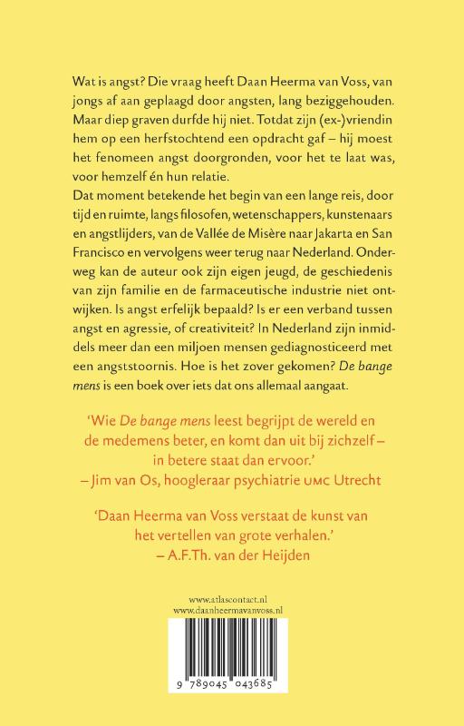 De bange mens achterkant