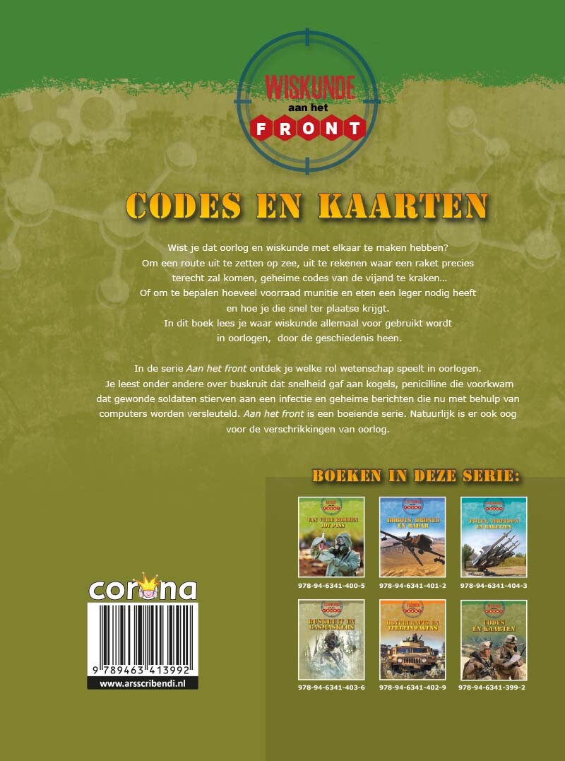Codes en kaarten / Aan het front achterkant