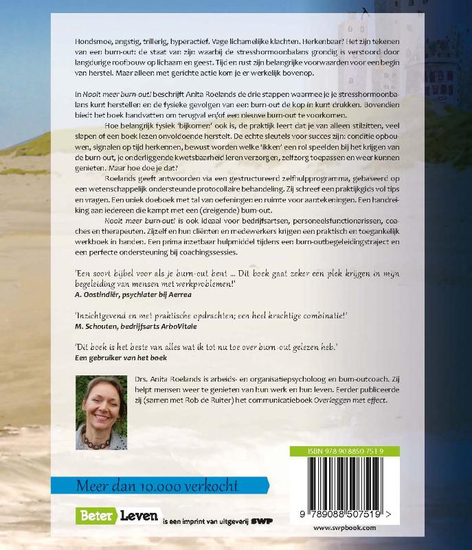Nooit meer burn-out! Nooit meer burn-out! achterkant