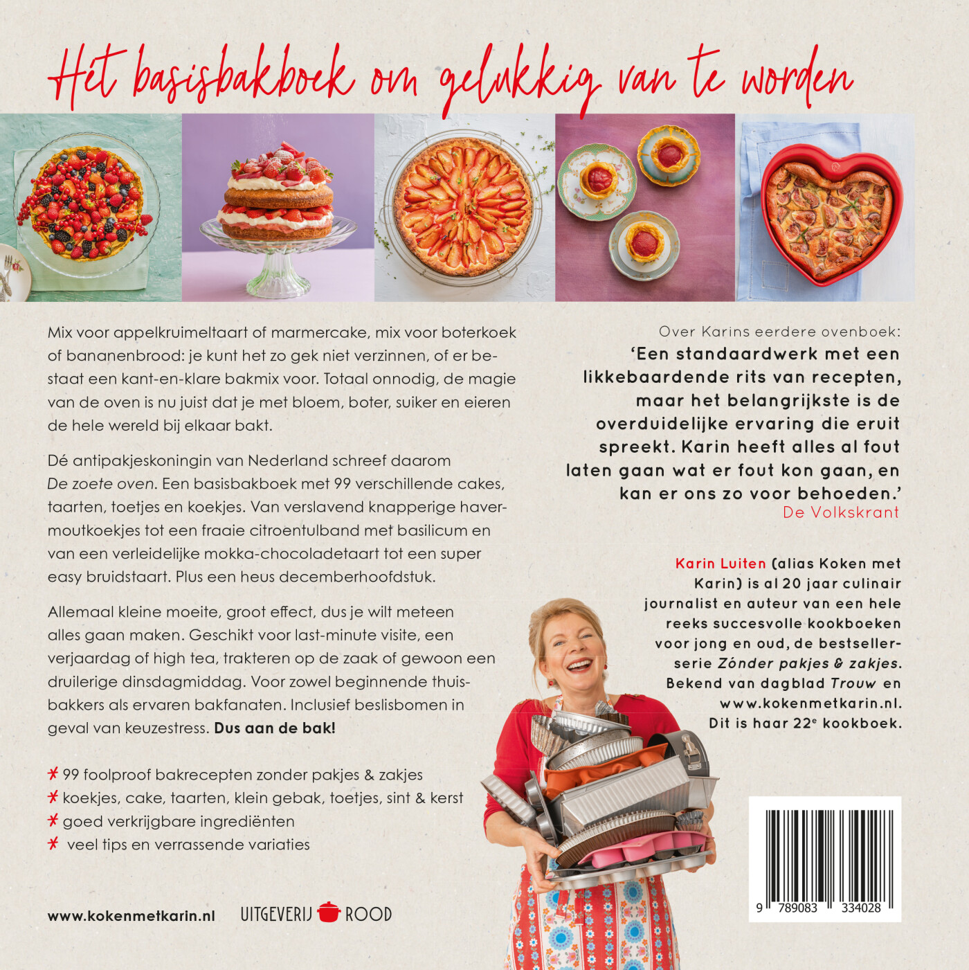 De zoete oven / Koken met Karin achterkant