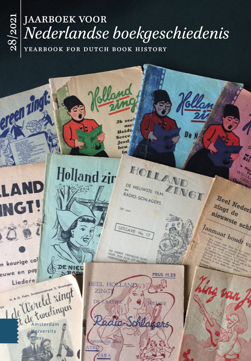 Jaarboek voor Nederlandse Boekgeschiedenis 28/2021