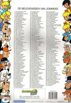 Jommeke in Bobbejaanland / De belevenissen van Jommeke / 88 achterkant