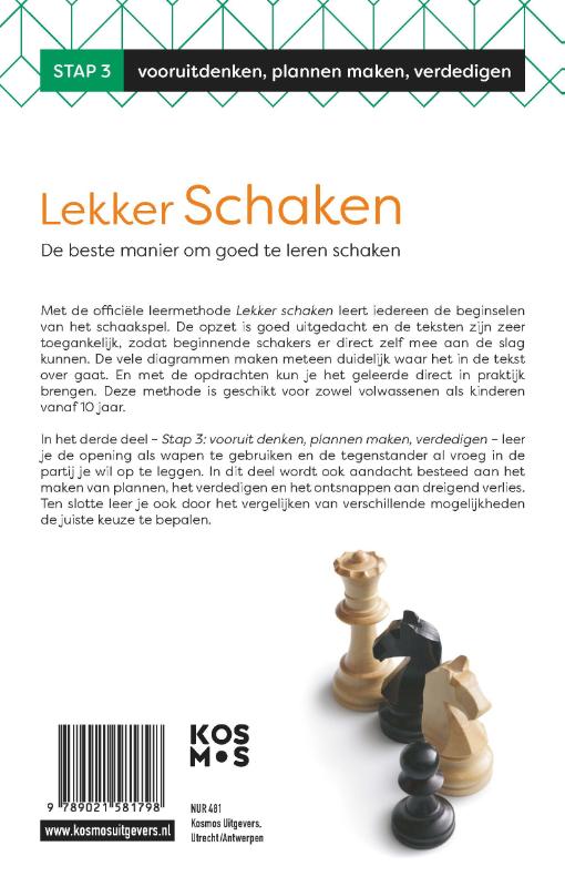 Lekker schaken stap 3 / Lekker schaken achterkant