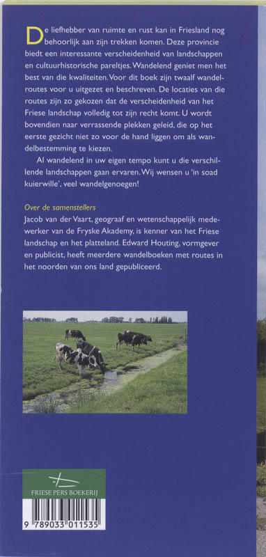 Wandelen in Fryslan achterkant