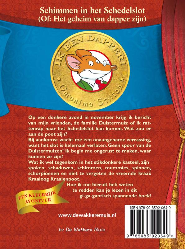 Schimmen in het Schedelslot / Geronimo Stilton achterkant