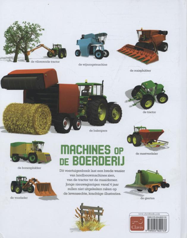 Machines op de boerderij achterkant