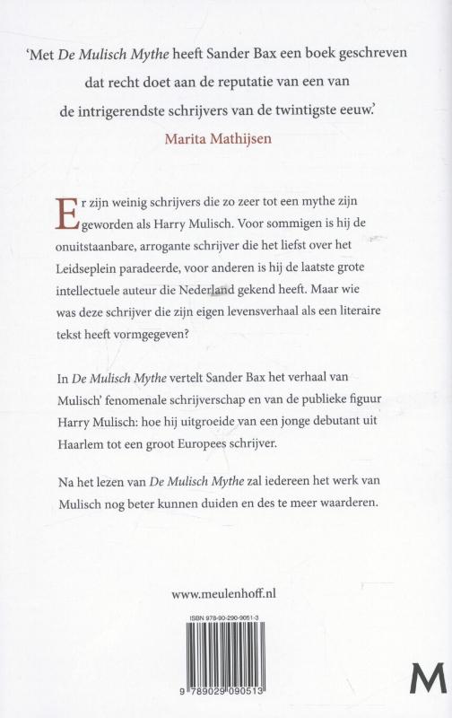 De Mulisch Mythe De Mulisch Mythe achterkant