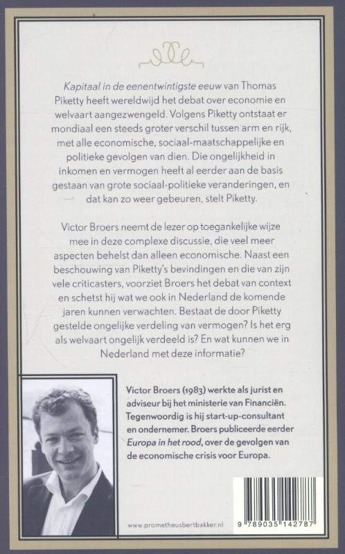 Thomas Piketty's kapitaal Thomas Piketty's kapitaal achterkant