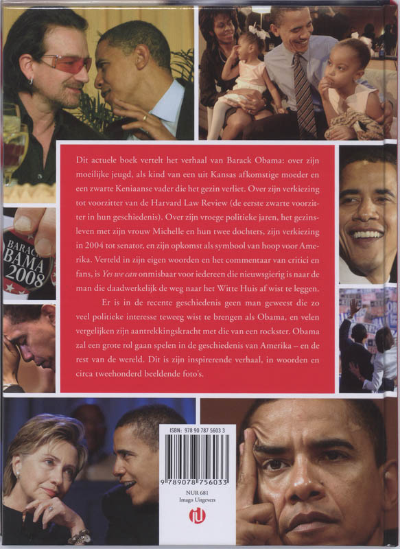 Barack Obama, Yes we Can! Barack Obama, Yes we Can! achterkant