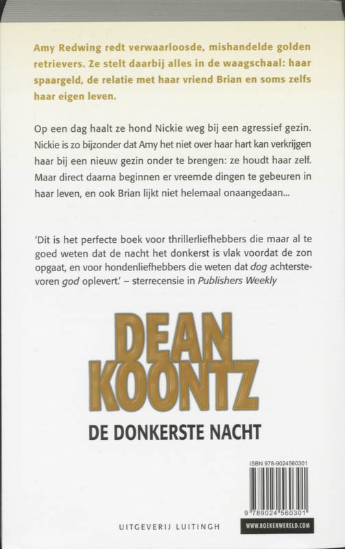 De Donkerste Nacht achterkant