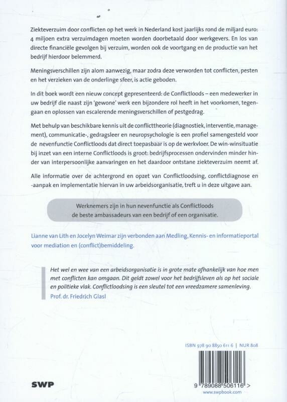 De conflictloods achterkant