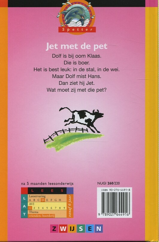 Jet met de pet / Spetter achterkant